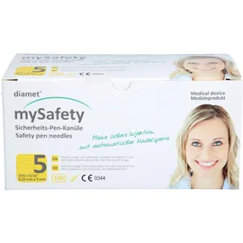 diamet mySafety Sicherheits-Penkanüle 31G 0.25x5mm