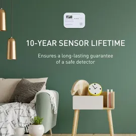 Grundig Kohlenmonoxid Melder 10 Jahre Batteriebetrieb