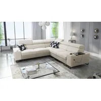 Kaiser Möbel L-förmiges Ecksofa mit Schlaffunktion MELODY III, mit