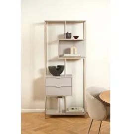 Actona Bücherregal 77 x 35 x 185 cm Grau