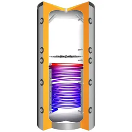 Juratherm Hochleistungs-Pufferspeicher mit Schichtladesystem, und 1 Wärmetauscher