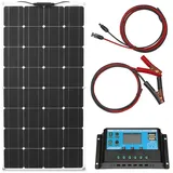 Tragbares Solarpanel 100W–800W, 12V/24V, Monokristallin, flexibel