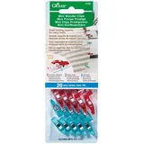 Clover Wonder Clips: Mini: 20 Pieces, Kunststoff, Sortiert, 3188