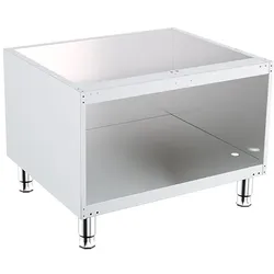 Mastro 700er Kochserie / Offener Unterbau 800 mm, Konstruktion aus Edelstahl, ohne Tür, ergonomisches Design