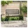 vidaXL Gartenbank 103,5 x 51,5 x 90 cm Schwarz