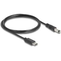 DeLock USB-C auf DC 5,5 mm 1 m Schwarz