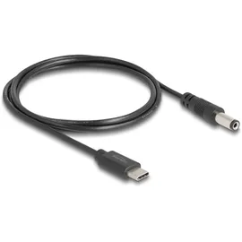 DeLock USB-C auf DC 5,5 mm 1 m Schwarz