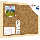 ALLboards Pinnwand 30 x 40 cm Braun