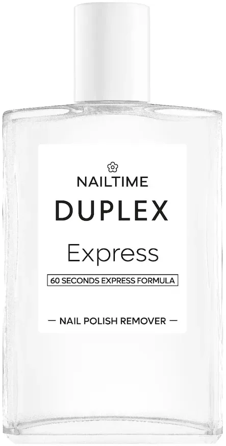NAILTIME DUPLEX EXPRESS NAIL POLISH REMOVER 60 Seconds Express Formula Nagellackentferner 100 ml