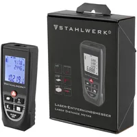 STAHLWERK Laser Entfernungsmesser LDM-80 ST bis 80 m beleuchtetes LCD Display