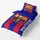 FC Barcelona Bettwäsche-set + 50x75 cm Mikrofaser 119122 mehrfarbig