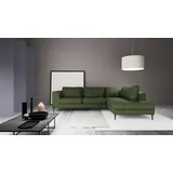 TRENDMANUFAKTUR Eckcouch Polyester 2-Sitzer Grün