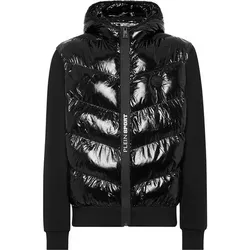 PLEIN SPORT Herren Jacke M Nylonjacke, Schwarz, 3XL