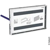Geberit Omega Abdeckplatte flächenbündig, mit Sichtrahmen, 115088001
