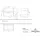 Villeroy & Boch Waschbeckenunterschrank 2 Schubladen 47,2 x 60,9 x 76,1 cm Weiß