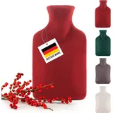 Blumtal Wärmflasche mit Bezug rot 1 St