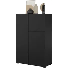 OTTO home Highboard 92 x 139 x 40 cm Schwarz