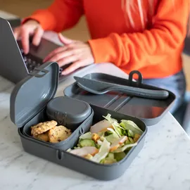Koziol Pascal Ready Lunchbox-Set grau 4-teilig