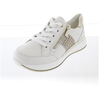 Ara Shoes ara Sneaker, Cream,Shell,Platin, 38 EU Weit - 38 EU Weit