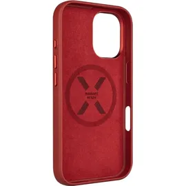 FIXED MagLeather mit MagSafe Unterstützung für Apple iPhone 16 rot - Rot