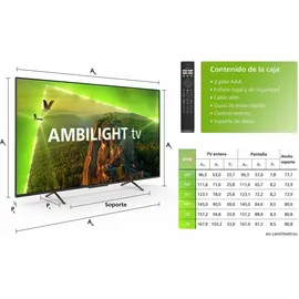 Philips 55PUS8118/12 55" 4K LED Ambilight TV