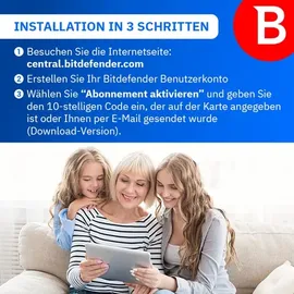 BitDefender Total Security 2026 Family 25 Geräte 1 Jahr ESD