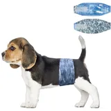 Dono Hundewindeln für Rüden, 24 Stück, Extrabreite Rüdenwindel, super saugfähig, auslaufsicher, Hunde Windeln Rüde für Inkontinenz, Reise, XS, S, M, L