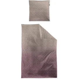 IRISETTE Meran 8789 Gestreift Rot 155 x 220 cm + 80 x 80 cm