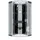 AcquaVapore D58-03T1 Komplettdusche mit Schiebetür 80 x 80 cm Schwarz Sicherheitsglas D58-03T1