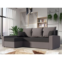 Mirjan24 Ecksofa Chievo, Ottomane Universal, L-Form Couch für Wohnzimmer, Sofa mit Bettkasten und Schlaffunktion beige