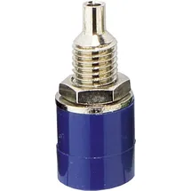 TRU Components Laborbuchse Buchse, Einbau vertikal Stift-ø: 4 mm Blau 1 St.