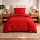 Komfortec Premium Rot 135 x 200 cm + 80 x 80 cm