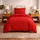 Komfortec Premium Rot 135 x 200 cm + 80 x 80 cm