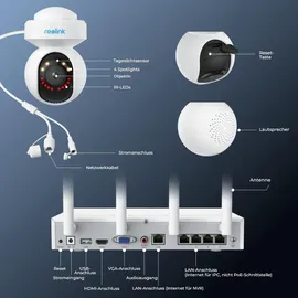 Reolink RLK12-800WPT4 Weiß