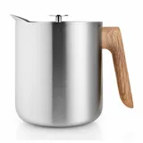eva solo Teekanne Nordic Kitchen Stempelteekanne 1 l Edelstahl / Eiche