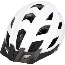 Fischer Fahrradhelm Urban Plus Atlanta S/M weiß schwarz