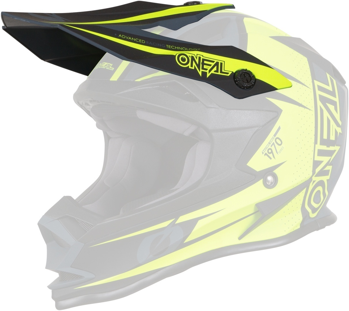 Oneal 7Series Strain Helm Shield, geel, Eén maat