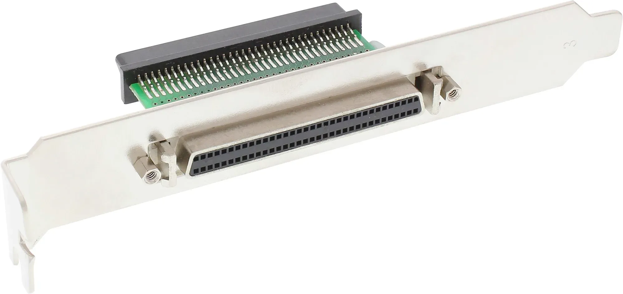 InLine SCSI III U320 Slotblech - 68pol mini Sub D Buchse / Buchse - innen/außen