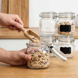 Relaxdays Einmachglas 750 ml 6 St.