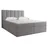 xl moebel gmbh Bett Boxspring Braun Design Bett XXL Big Polster Hotel Modern Luxus Doppel Bett - Grau
