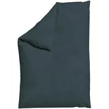 schlafgut Knitted Jersey Unifarben Grau 135 x 200 cm + 80 x 80 cm