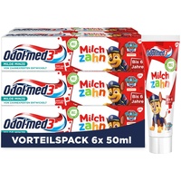 Odol-med 3 Odol-med3 Zahnpasta Milchzahn, Zahncreme für Kinder, 6x50ml
