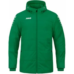 JAKO Team Coachjacke mit Kapuze Kinder sportgrün 152