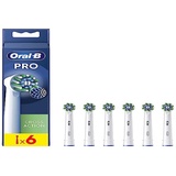 Oral-B Pro Cross Action Aufsteckbürsten für elektrische Zahnbürsten, 6 Stück