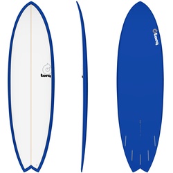 Torq Epoxy TET Fish Navy Pinline Surfboard Wellenreiter, Größe: 6’3“
