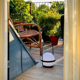 Dyberg Larsen Laterne Solar LED lampe Außenbereich Garten Laterne Summer, Dyberg Larsen, - Weiß/Schwarz