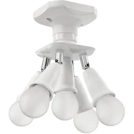 ledscom.de Elektra 5-flammig 5x E27 warmweiß