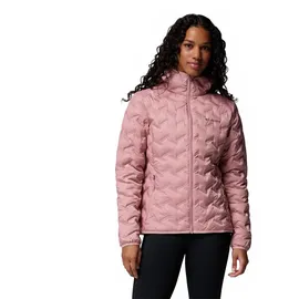 Columbia Damen Delta Ridge 2 Daunen Kapuzenjacke Hooded Puffer Daunenjacke Eraser Pink S
