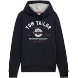 Tom Tailor 1043292 With Print Kapuzenpullover Sky Captain Blue 2XL