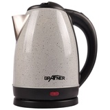 Grafner - Edelstahl-Wasserkocher 1,7L grau Wasserkessel Teekocher Teekessel